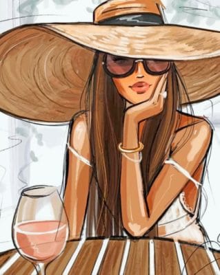 Fashion Girl paint By Numbers