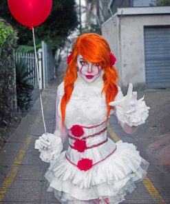 Female Diy Pennywise Costume paint By Numbers