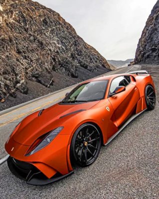 Ferrari 812 paint By Numbers