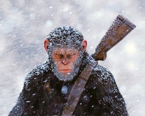 War for the Planet of the Apes paint by Numbers