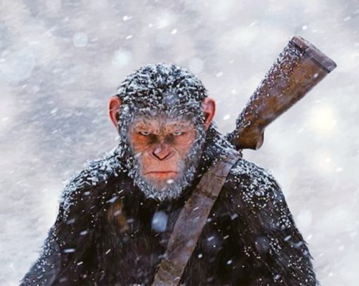 War for the Planet of the Apes paint by Numbers