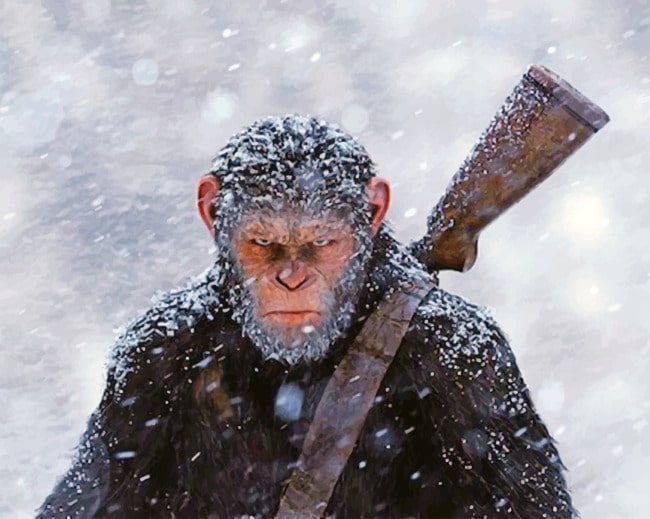 War for the Planet of the Apes paint by Numbers