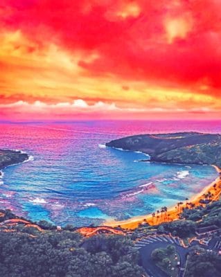 Hanauma Bay paint by Numbers