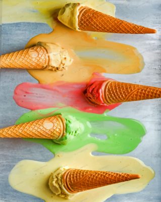 Ice Cream paint by Numbers