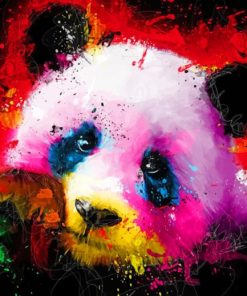 Illustration Panda paint By Numbers