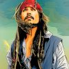 Jack Sparrow paint By Numbers