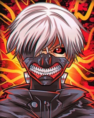 Kaneki Anime paint by numbers