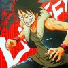Luffy One Piece paint by Numbers