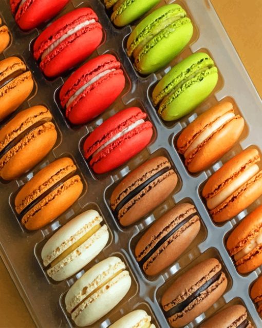 Macaroons paint By Numbers