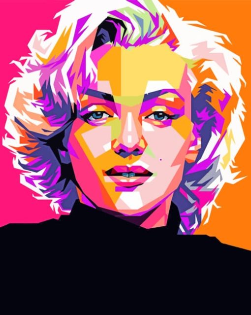 Mariyln Monroe paint by numbers