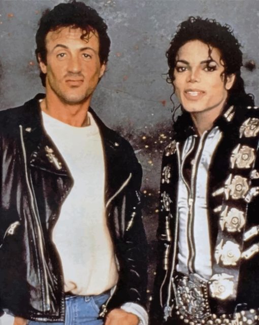 Michael Jackson And Staloon paint By Number