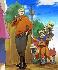 Minato Naruto And Boruto paint By Numbers