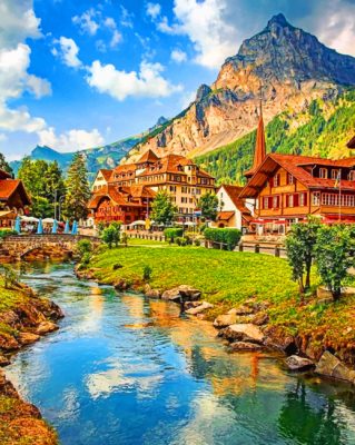 Natural Landscape paint By Numbers