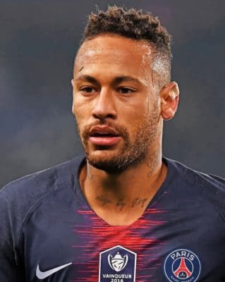 Neymar paint by Numbers