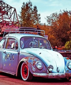 Old Beetle paint By Numbers