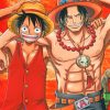 Ace And Luffy One Piece paint By Number