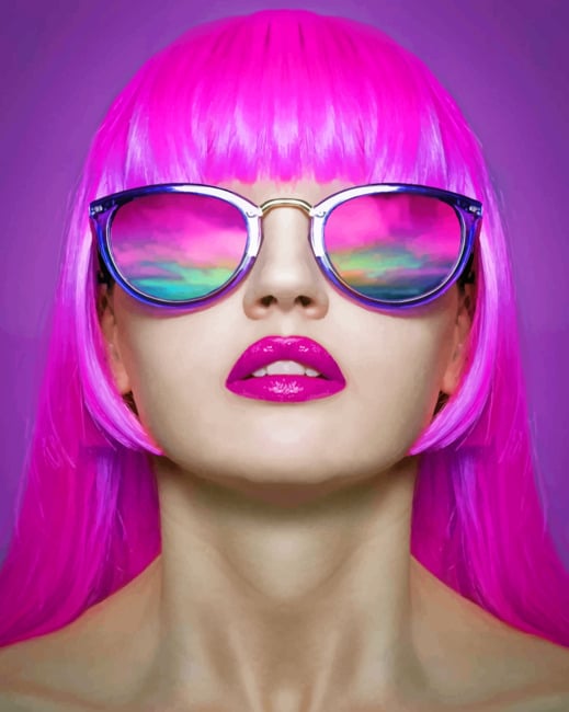 Pink Lady paint By numbers