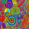 Psychedelic Art paint by numbers