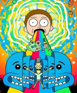 Rick And Morty paint by numbers