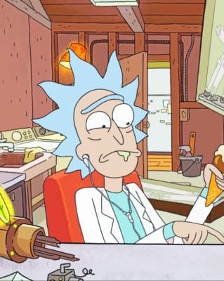 Rick And Morty paint By Number