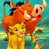 Simba Cartoon paint By Numbers