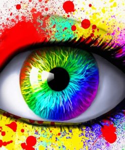 Splash Eye paint By Numbers