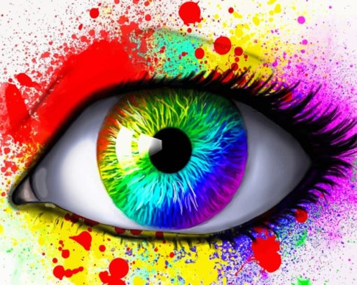 Splash Eye paint By Numbers