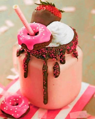 Sweet Dessert paint by Numbers