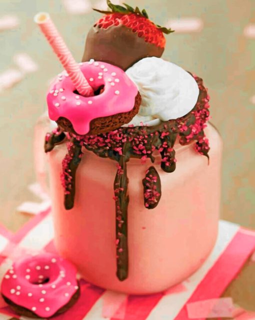 Sweet Dessert paint by Numbers