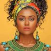 Traditional African Woman paint By Numbers
