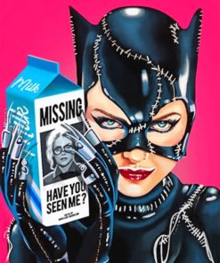 Cat Woman paint By Numbers