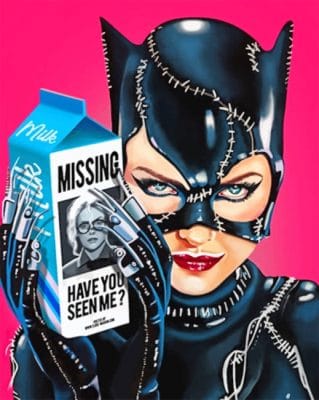 Cat Woman paint By Numbers