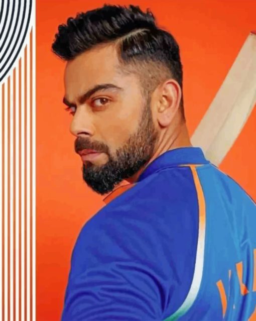 Virat Kohli paint By Numbers