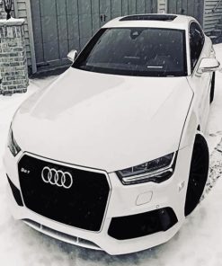 White Audi Car Paint By Numbers