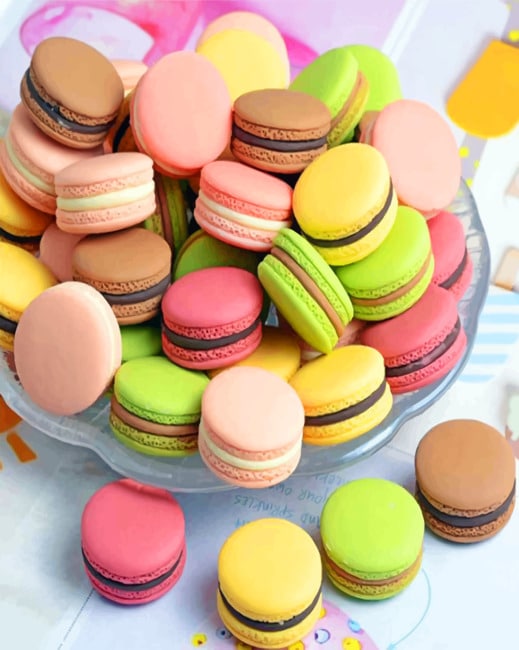 Macaroons paint By Numbers