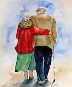 Old-Couple-Hugging-paint-by-number