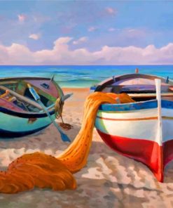 Fishing-Boat-Beachside-paint-by-numbers