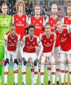 Arsenal Team Players paint by numbers