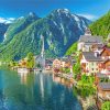 Hallstatt Australia Landscape paint by numbers