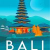 Bali Indonesia Poster paint by numbers