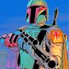 Boba Fett Mandalorian paint by numbers