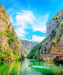 Canyon Matka Macedonia paint by numbers