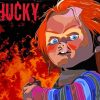 Scary Chucky Doll paint by numbers