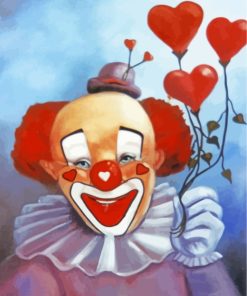 Circus Clown paint by numbers