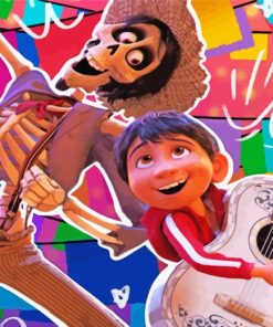 Coco Cartoons Comedy Movie paint by numbers