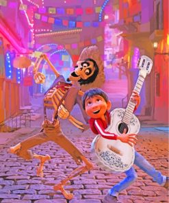 Coco Disney Comedy Movie paint by numbers