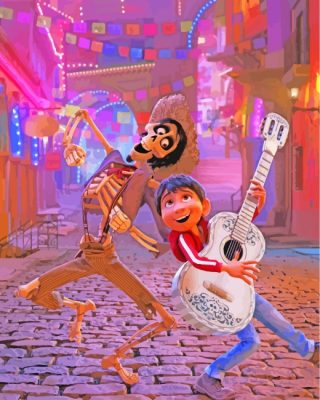 Coco Disney Comedy Movie paint by numbers