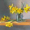 Daffodil Flowers Still Life paint by numbers