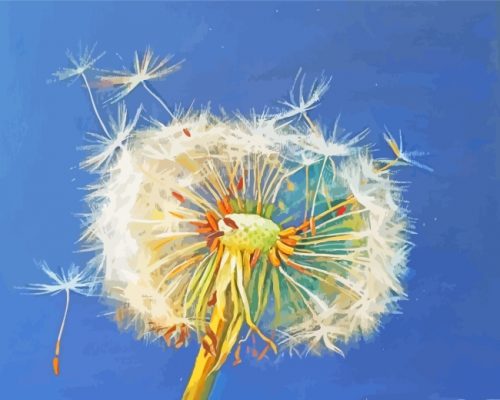 Dandelion Plant Art paint by numbers