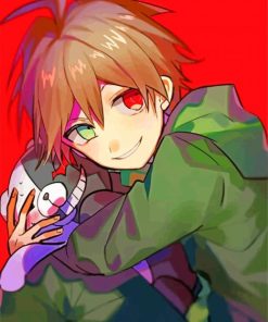 Danganronpa Makoto Naegi paint by numbers